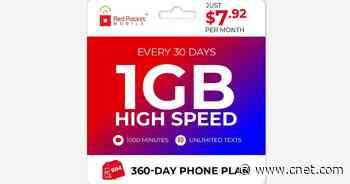 Red Pocket's unbeatable annual phone service deal: Less than $8 a month     - CNET