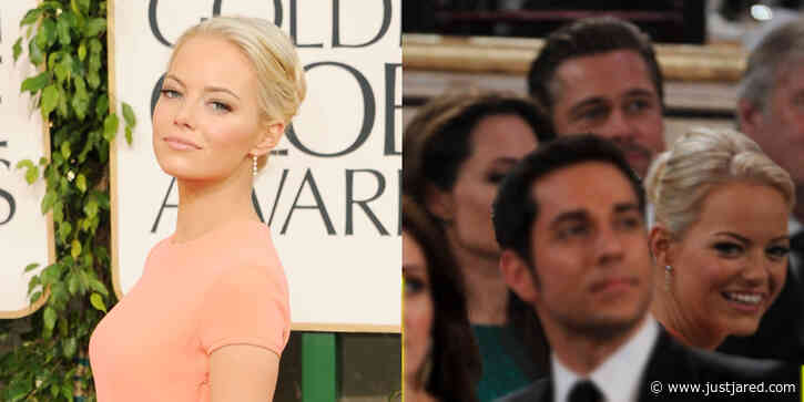 Emma Stone Looks Back at Sitting Next to Brangelina at Her First Golden Globes in 2011