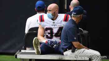 Pats' Burkhead indicates injury to end season