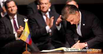 Juan Manuel Santos defiende los acuerdos de paz con las FARC - infobae