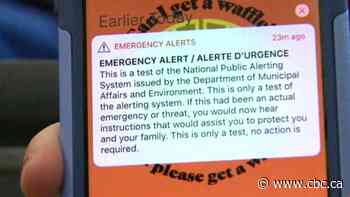Get ready, Canada: Another test of emergency public alert system is coming to a screen or device near you