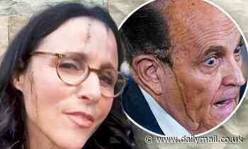 Julia Louis-Dreyfus mocks Rudy Giuliani's infamous hair dye debacle