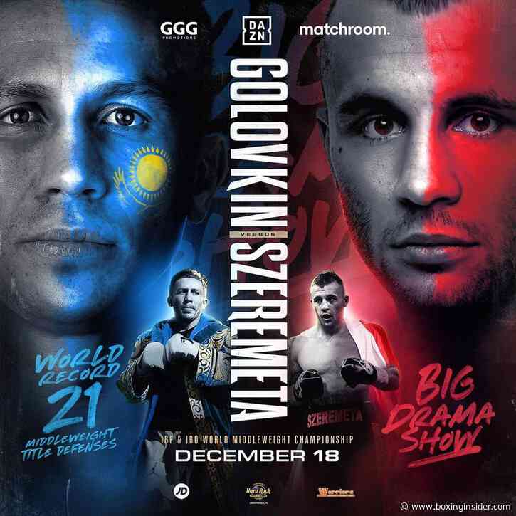 Gennady Golovkin Set To Return December 18th Against Kamil Szeremeta