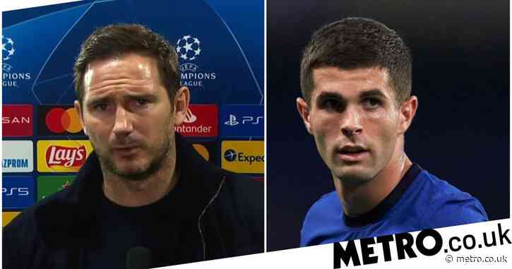 Frank Lampard issues Christian Pulisic injury update for Chelsea vs Tottenham