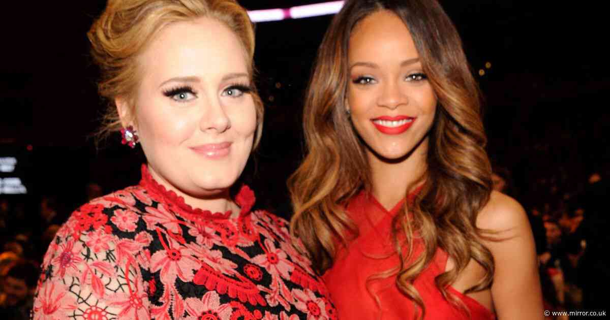 Rihanna says pal Adele is 'confident and happy' after jaw-dropping 7-stone weight loss - Mirror Online