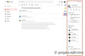 Google Contacts Will Soon Be Visible on the Gmail Side Panel to Provide Additional Information