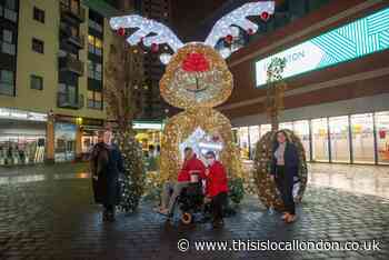 Edmonton Green Shopping Centre unveils 22ft reindeer for Christmas display