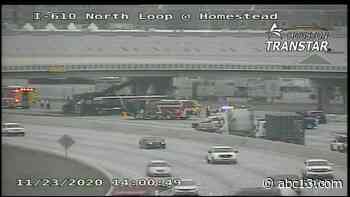 Houston traffic: All eastbound lanes of 610N Loop closed due to hazmat spill - KTRK-TV