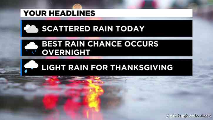 Pittsburgh Weather: Warmer Weather And Spot Showers Expected On Thanksgiving