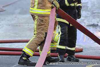 Three escape flat fire in North Hill in Hornsey