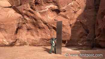 Mysterious metal 'obelisk' in US desert draws wild UFO, conspiracy theories world over - Firstpost