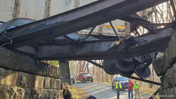 Bridge Collapse And Train Derailment Leads To Closures, Chaos In Indiana Co.