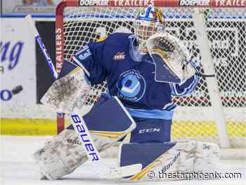 Hometown hockey reunion: Blades goalie Nolan Maier making up lost time with hometown Yorkton Terriers