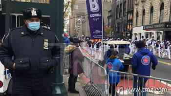 NYPD Keeps Crowds Moving for Macy's Thanksgiving Day Parade