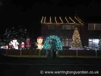 Magical Christmas decorations light up Latchford street in aid of St Rocco's Hospice