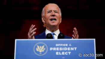 Joe Biden delivers pre-Thanksgiving speech seeking US unity
