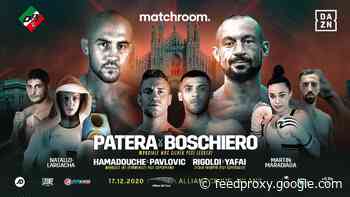 Francesco Patera vs. Devis Boschiero on DAZN on Dec 17