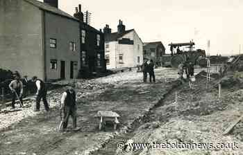 Road widening scheme in 1930 saw Old Kiln Lane cottages go