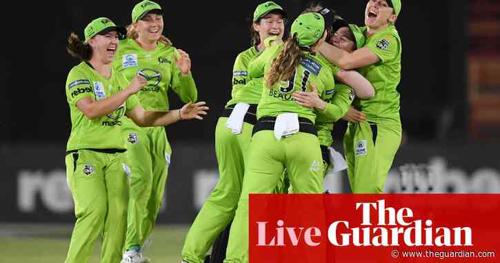 Sydney Thunder beat Brisbane Heat: Women's Big Bash League semi-final – as it happened