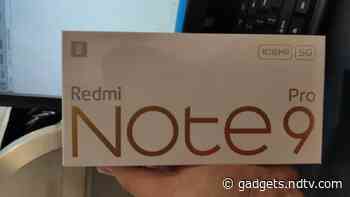 Redmi Note 9 5G Series Retail Boxes Surface Online, Suggest Key Specifications Ahead of Launch