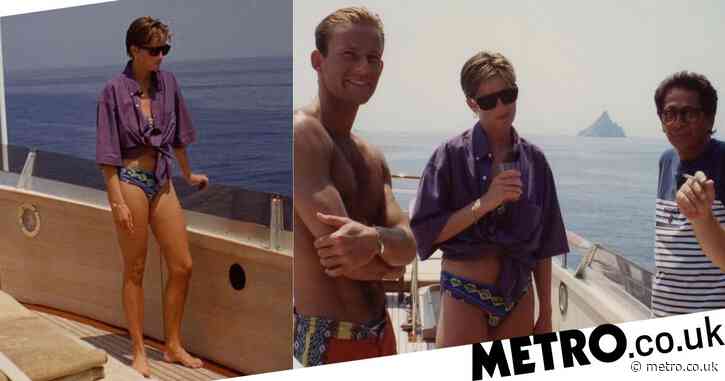 Diana seen smiling on board yacht in never-before-seen pictures