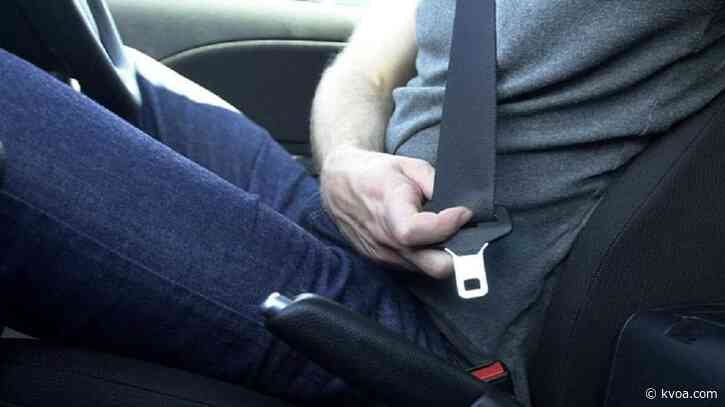 Authorities crack down on seatbelt use during the holidays
