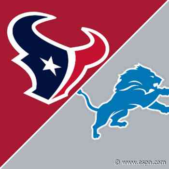 Follow live: Lions, Texans meet in Thanksgiving Day opener