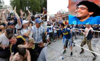 Desfile de miles en Buenos Aires para dar su último adiós a Maradona - La Tribuna.hn