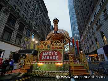 Covid vaccine ‘saviour’ Dolly Parton performs at Macy’s Thanksgiving Day Parade