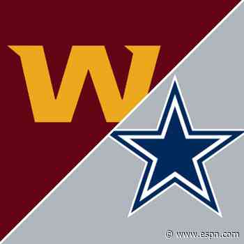 Follow live: Washington, Dallas collide with NFC East lead at stake