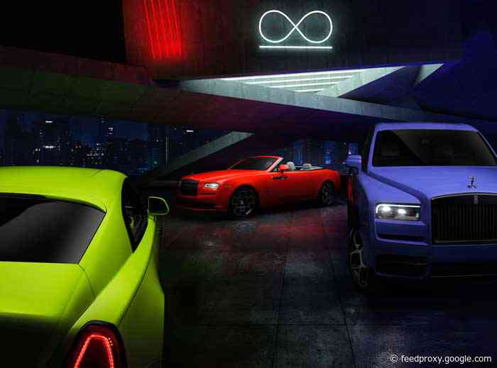 Extremely limited edition Rolls-Royce Neon Nights cars debut