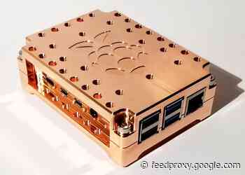 Copper Raspberry Pi 4 case