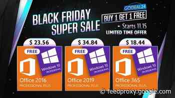 Black Friday Super Sale – Get Windows 10 for free