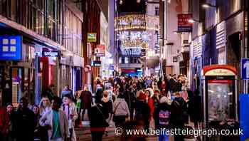 Shoppers hit Belfast city centre before the shutters close during lockdown - Belfast Telegraph
