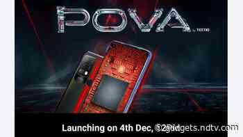 Tecno Pova With MediaTek Helio G80 SoC to Launch in India on December 4
