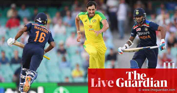 Australia set India target of 375 in first one-day international – live!