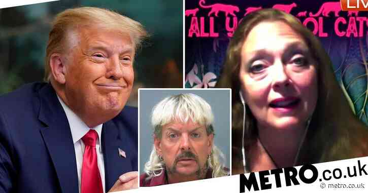 Carole Baskin urges Donald Trump not to pardon Joe Exotic over hire-to-murder charge and shooting five tigers dead