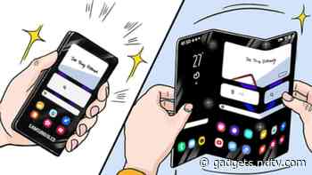 Samsung Shares Illustrations Showing New Foldable Phones for the Future