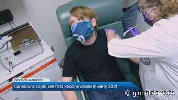 Canadians could get first COVID-19 vaccine in early 2021