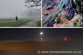 Londoners share photos of sea of fog in the capital