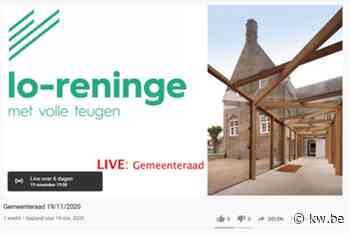 Eerste digitale gemeenteraad in Lo-Reninge - Krant van Westvlaanderen