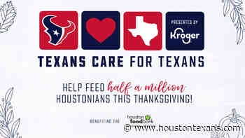The Houston Texans launched an important initiative to feed over half-a-million families through the Houston Food Bank. - HoustonTexans.com