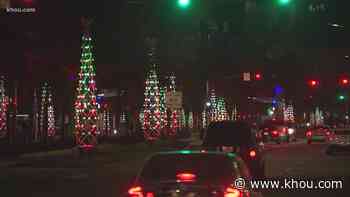 Uptown Houston lighting happens on Post Oak Boulevard - KHOU.com