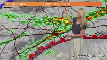 Houston has a marginal risk of severe weather as heavy downpours move in | View forecast - KHOU.com