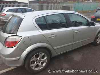 Police seize car in Horwich after driver flees with keys in car
