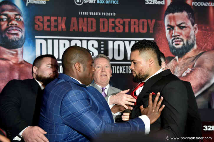 Daniel Dubois vs Joe Joyce: Fight Preview