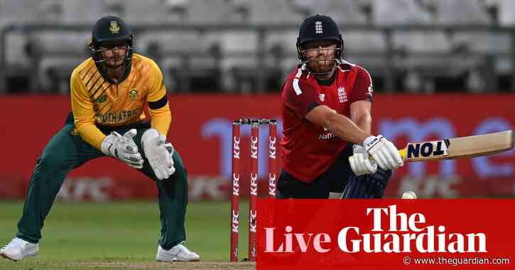 England beat South Africa by five wickets: first men's Twenty20 international – as it happened