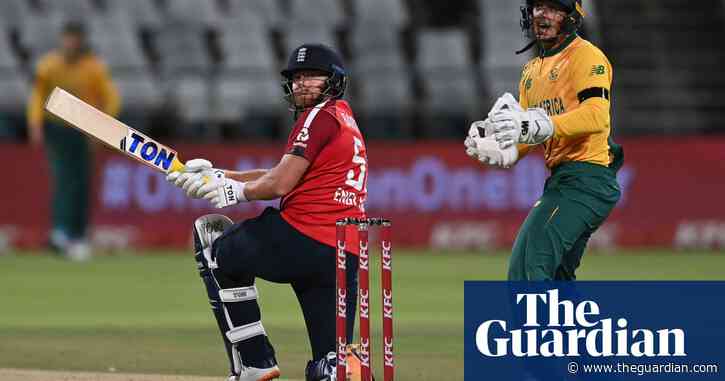 Jonny Bairstow blasts England to victory in first T20 against South Africa