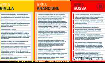 E' ufficiale: Lombardia e Piemonte diventano zona arancione da domenica - Prima Monza