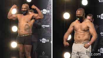 Mike Tyson Strips Down and Flexes at Weigh In for Roy Jones Jr Fight, Ripped at 54!